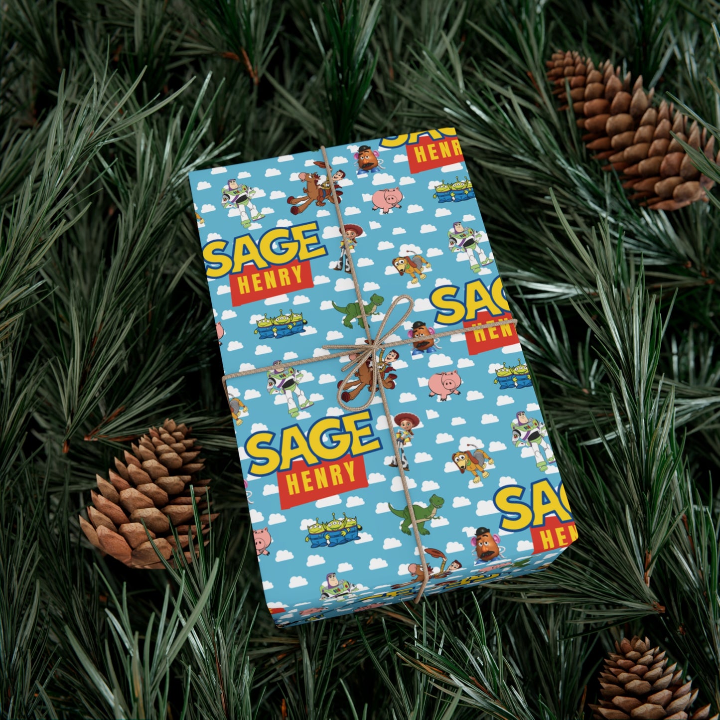 Custom Toy Story Wrapping Paper