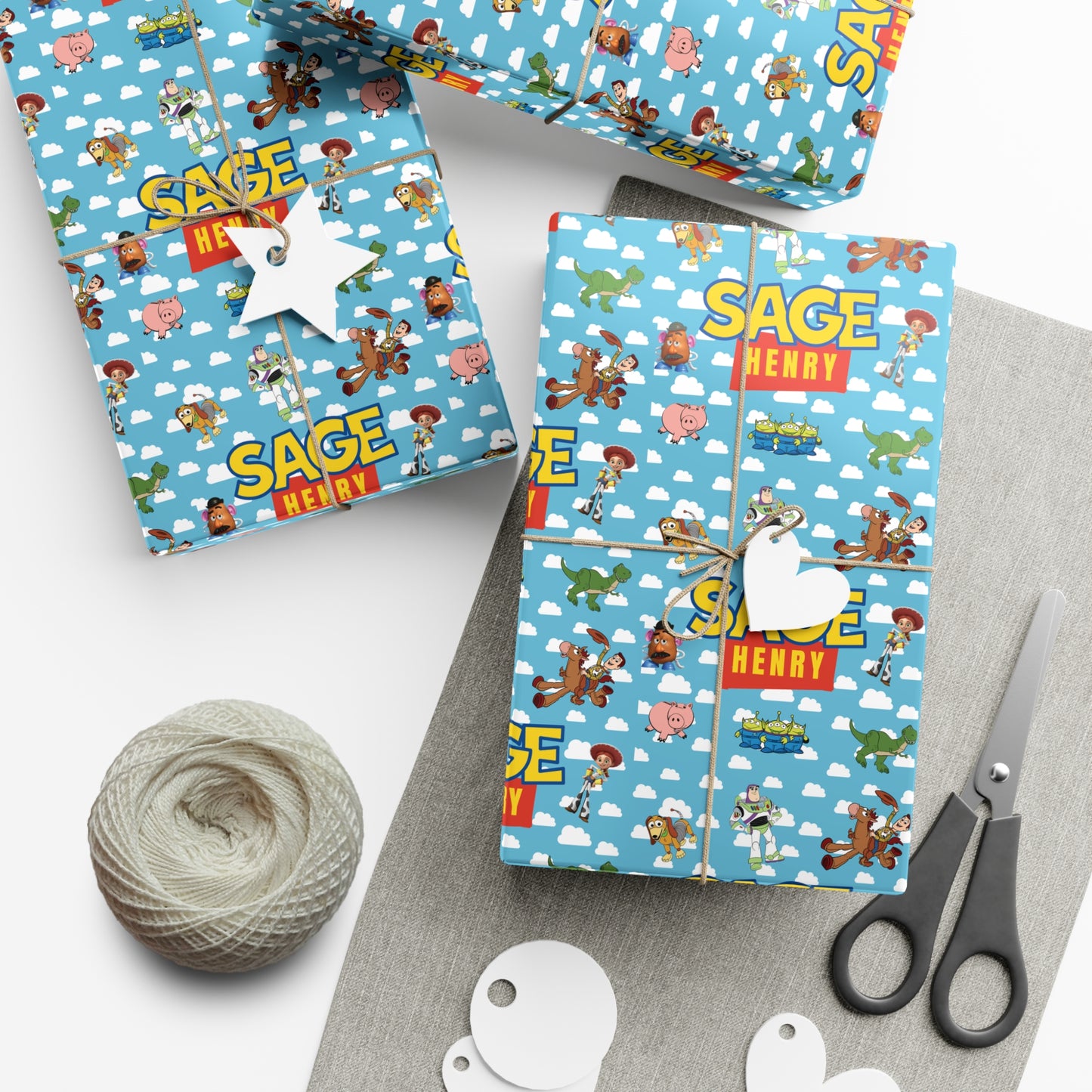 Custom Toy Story Wrapping Paper