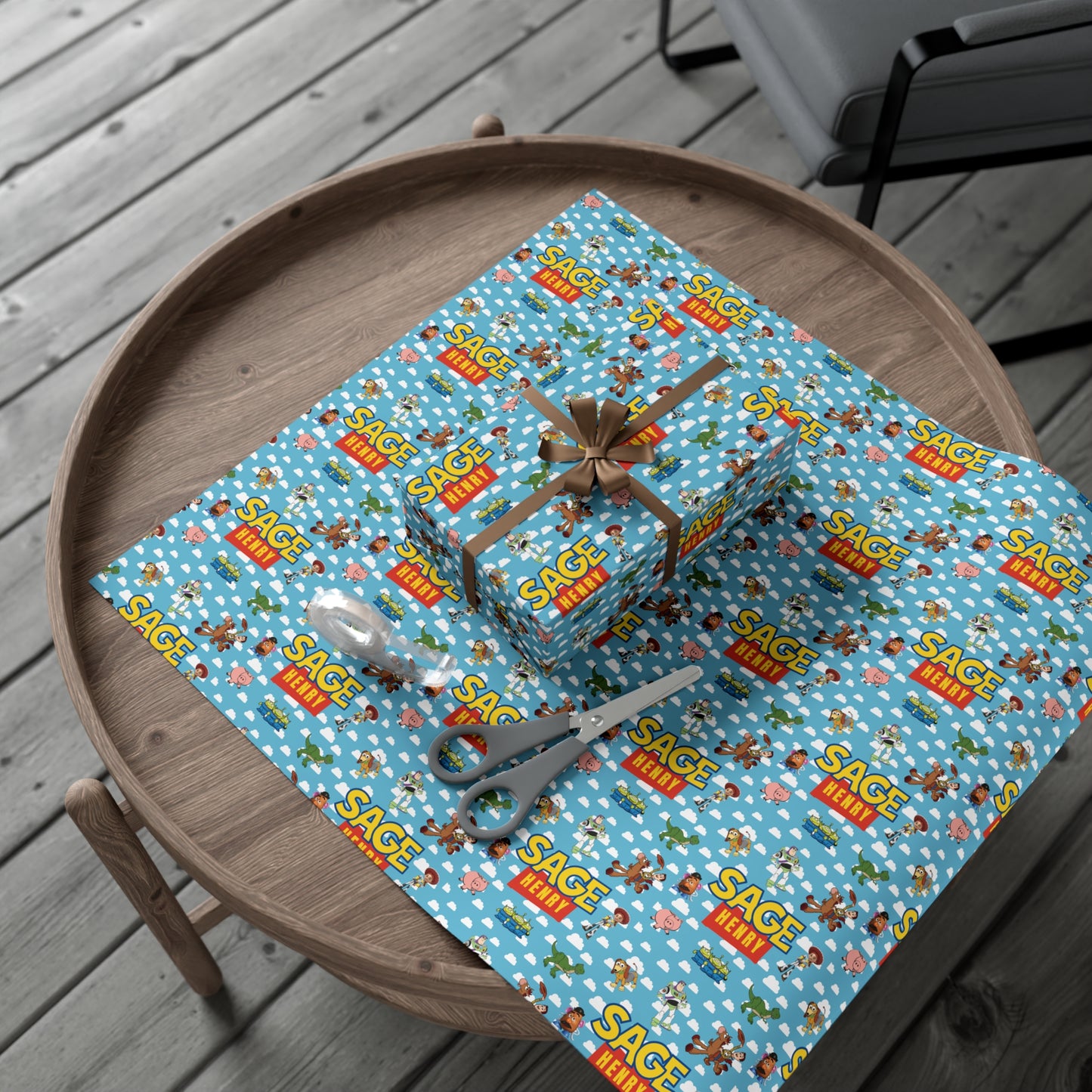 Custom Toy Story Wrapping Paper