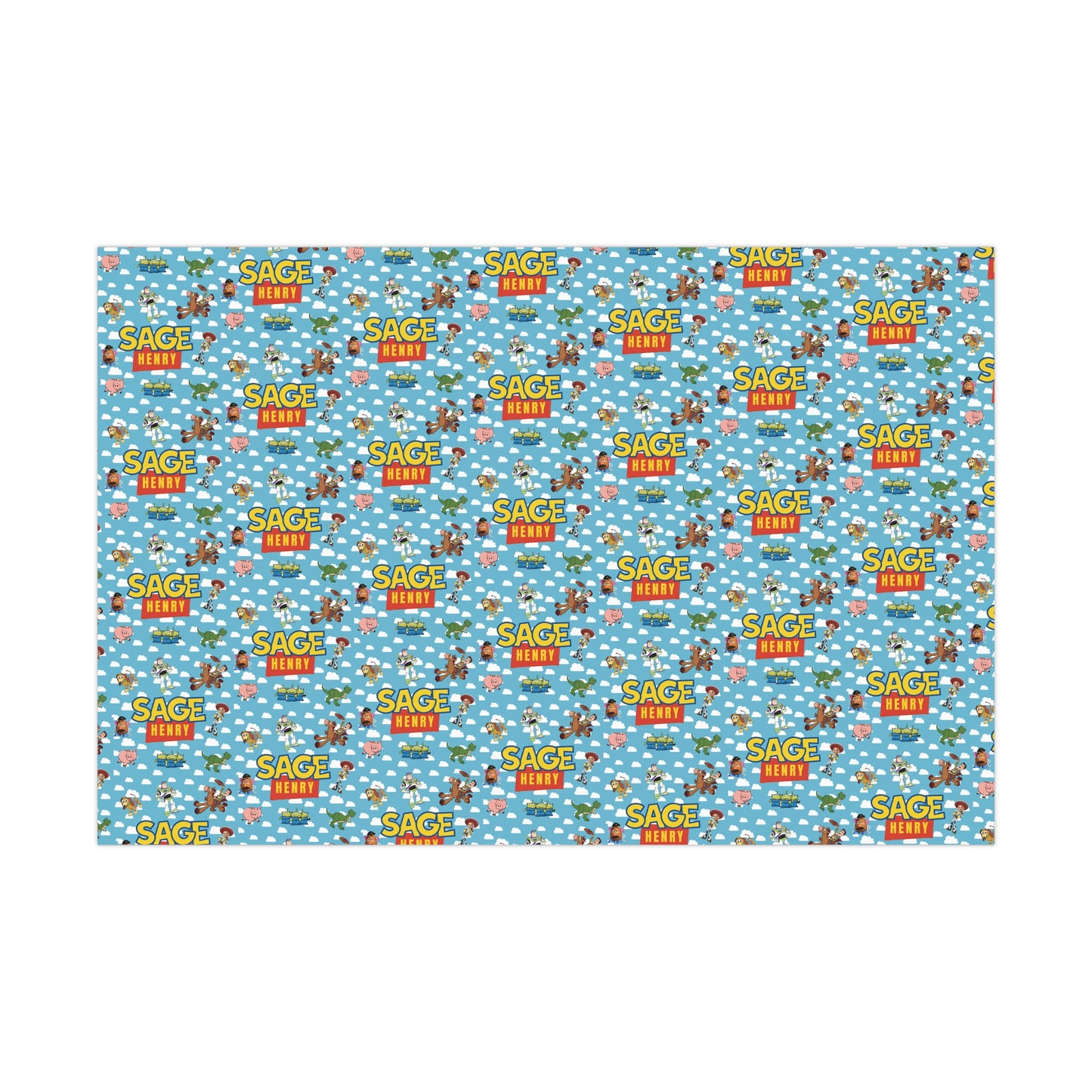 Custom Toy Story Wrapping Paper