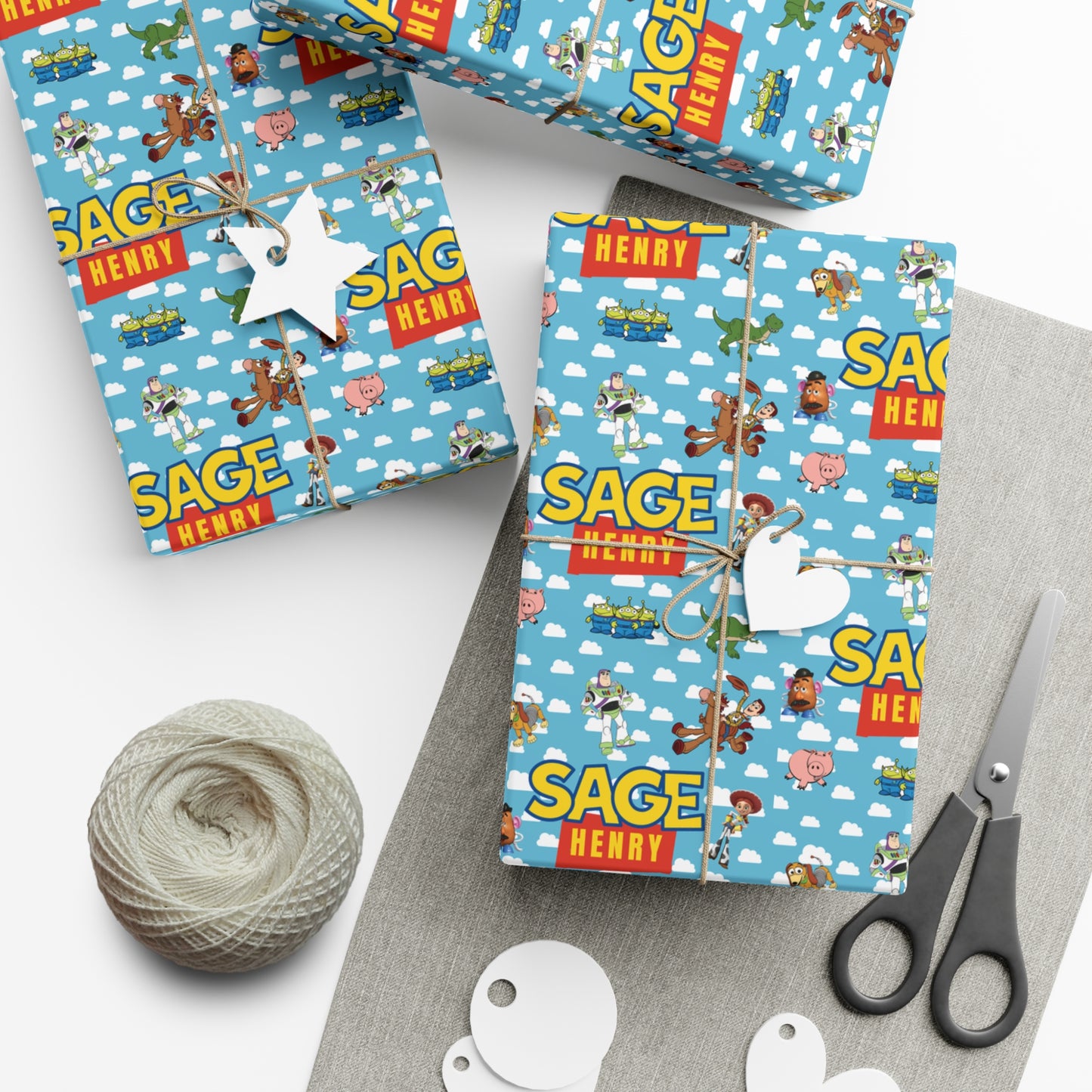 Custom Toy Story Wrapping Paper