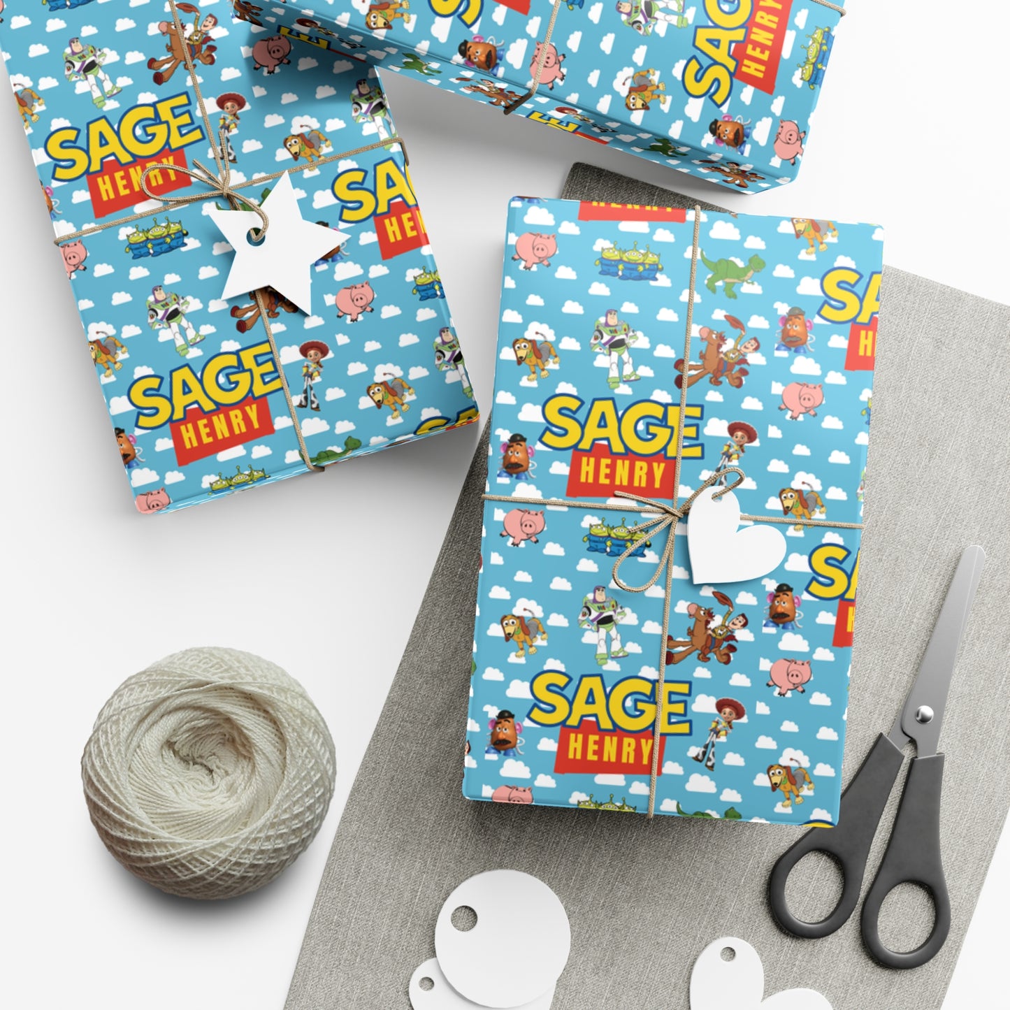 Custom Toy Story Wrapping Paper