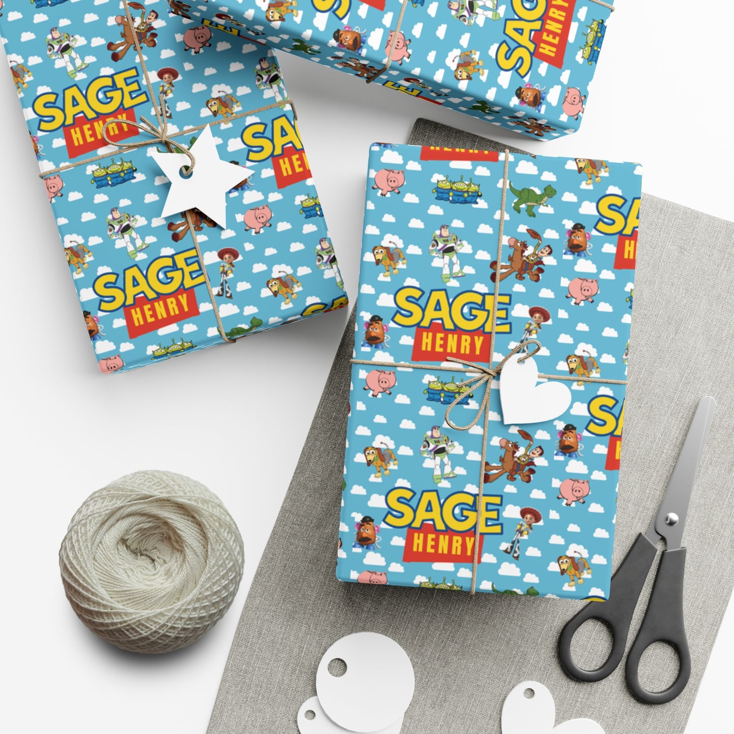Custom Toy Story Wrapping Paper