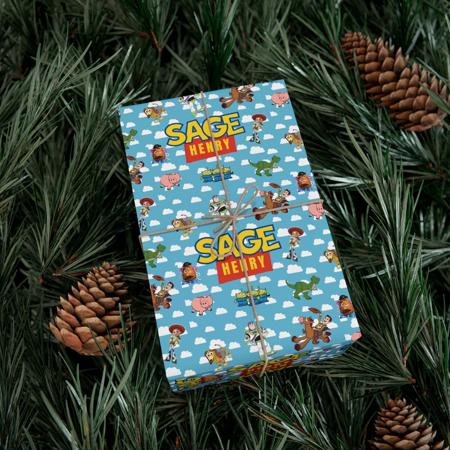 Custom Toy Story Wrapping Paper