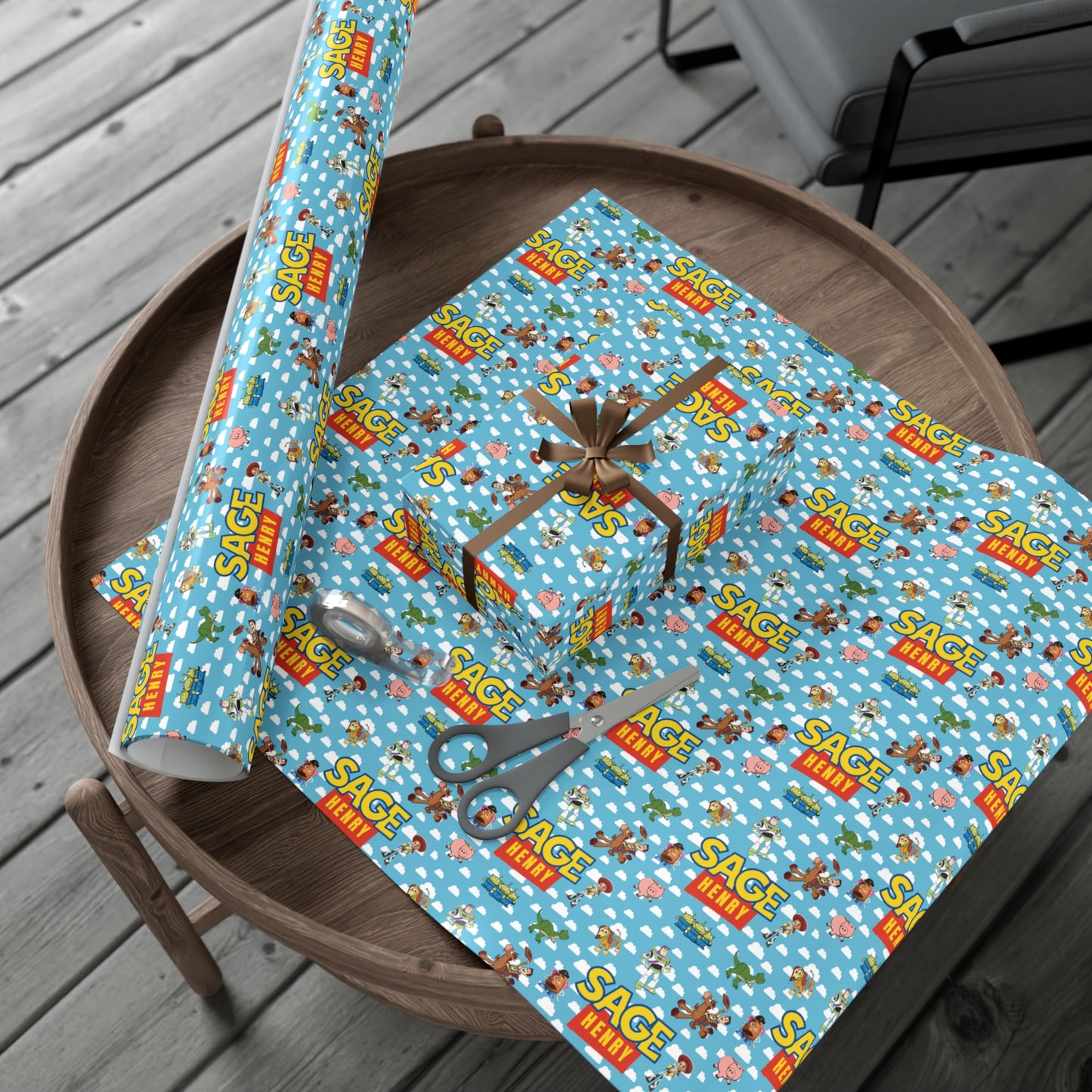 Custom Toy Story Wrapping Paper