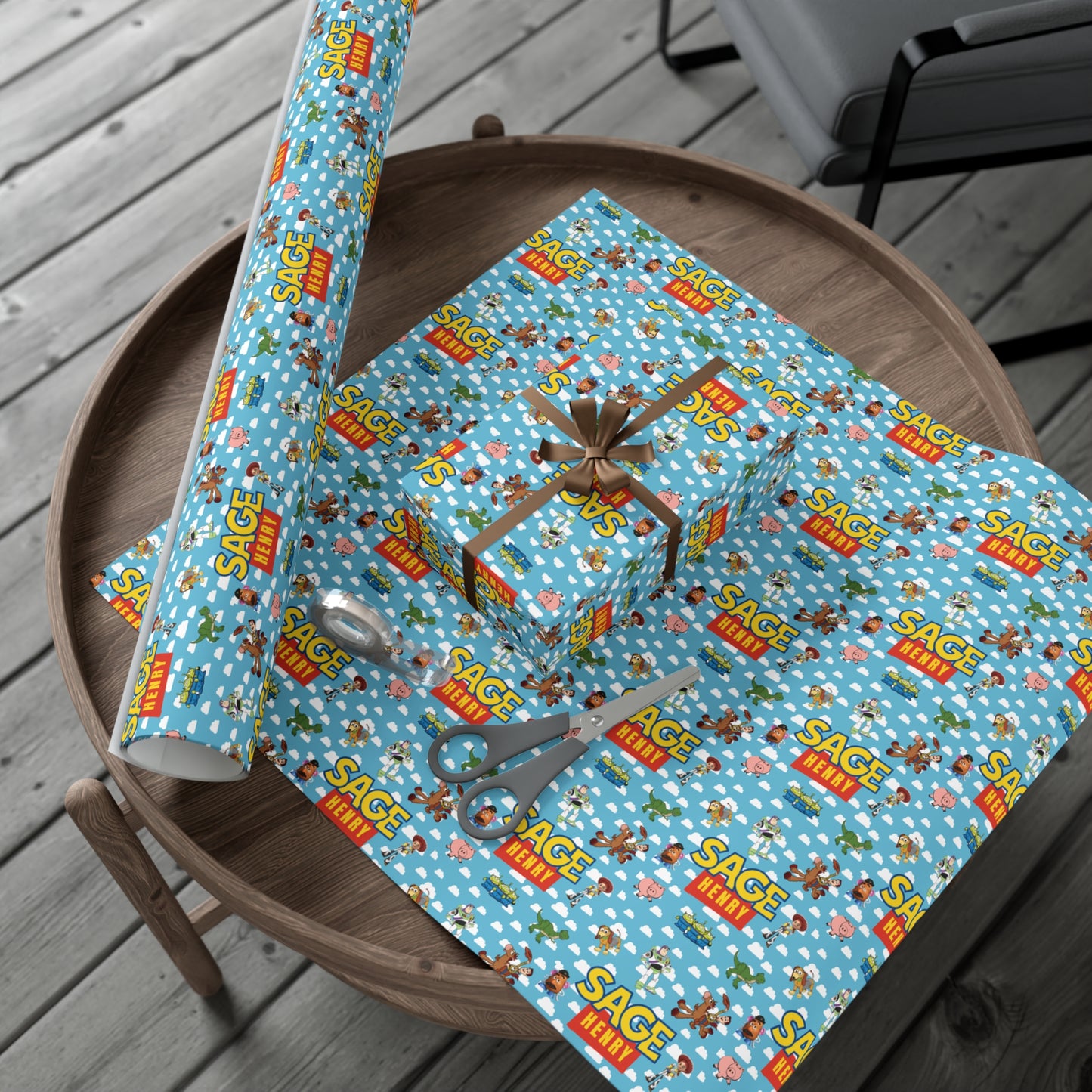 Custom Toy Story Wrapping Paper
