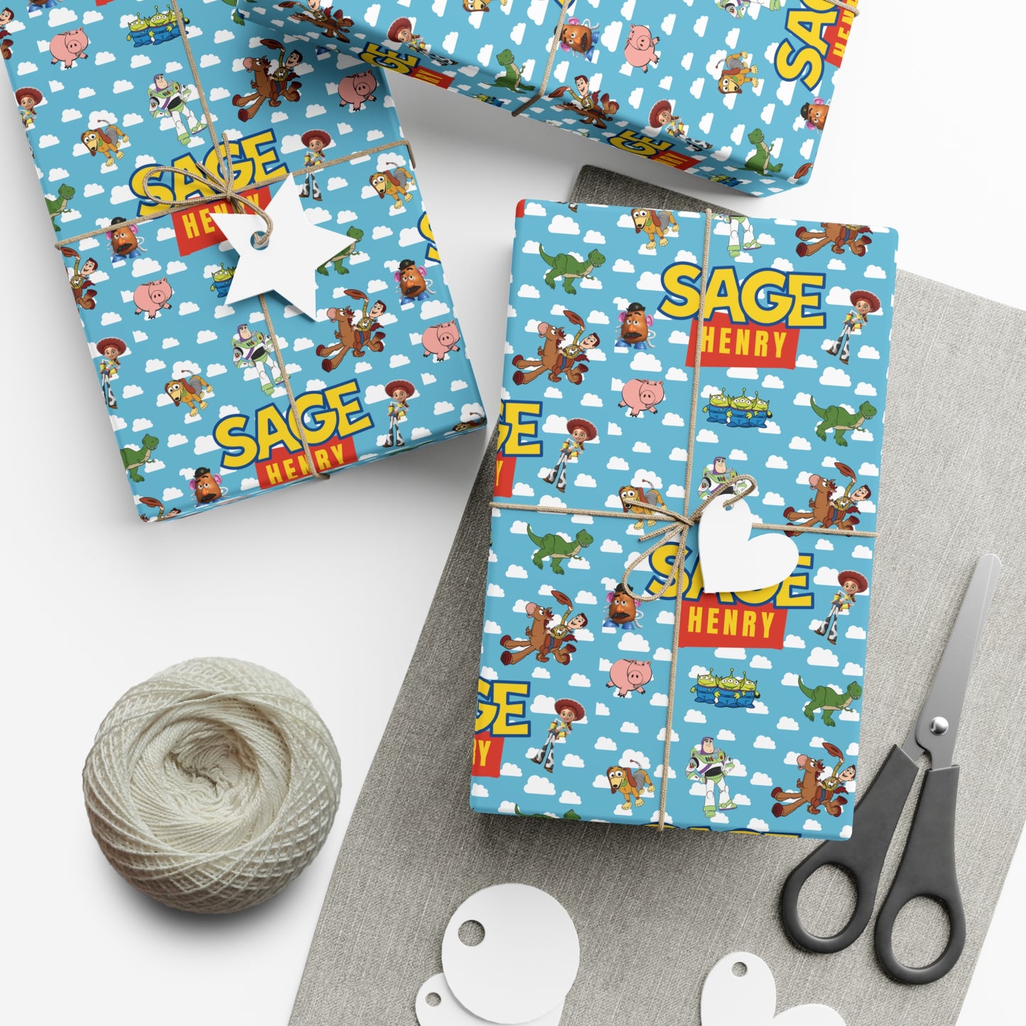 Custom Toy Story Wrapping Paper