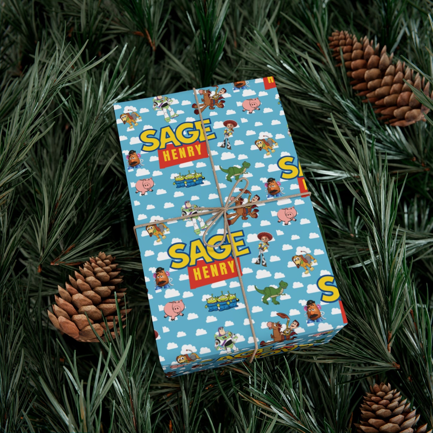 Custom Toy Story Wrapping Paper