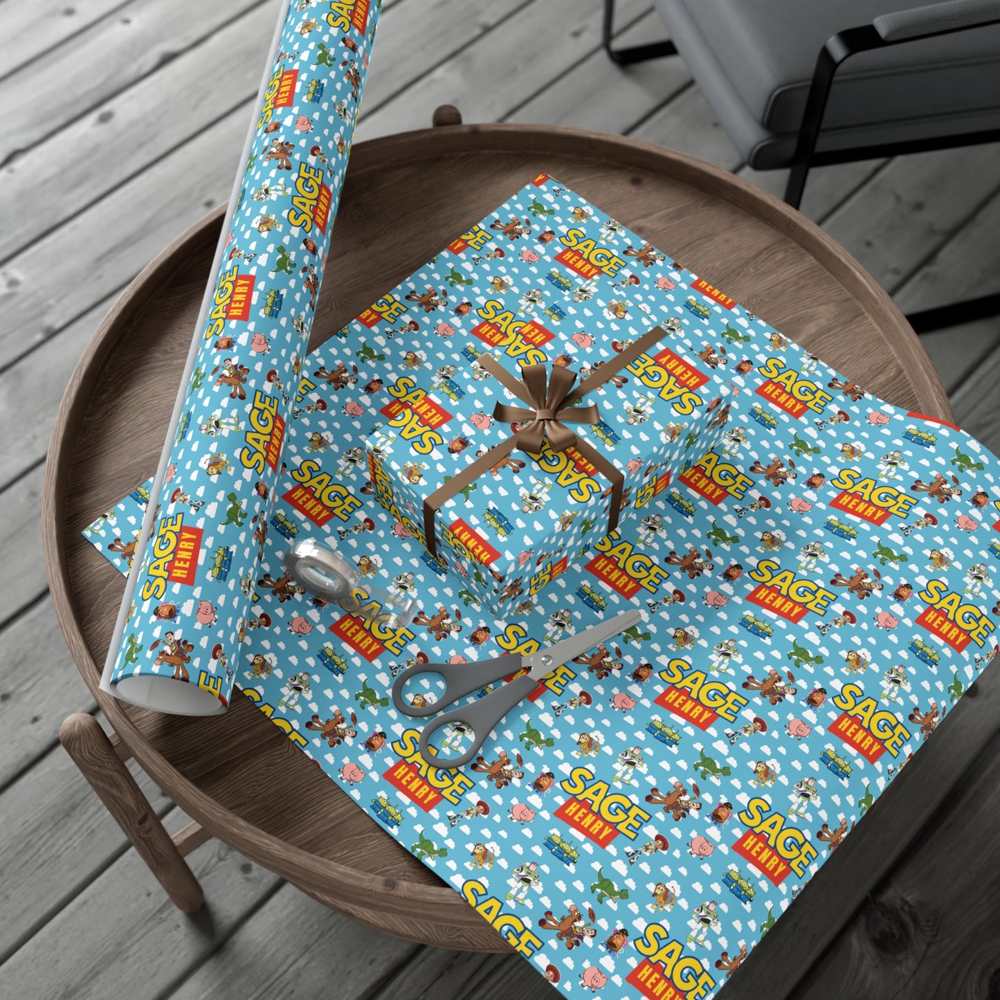 Custom Toy Story Wrapping Paper