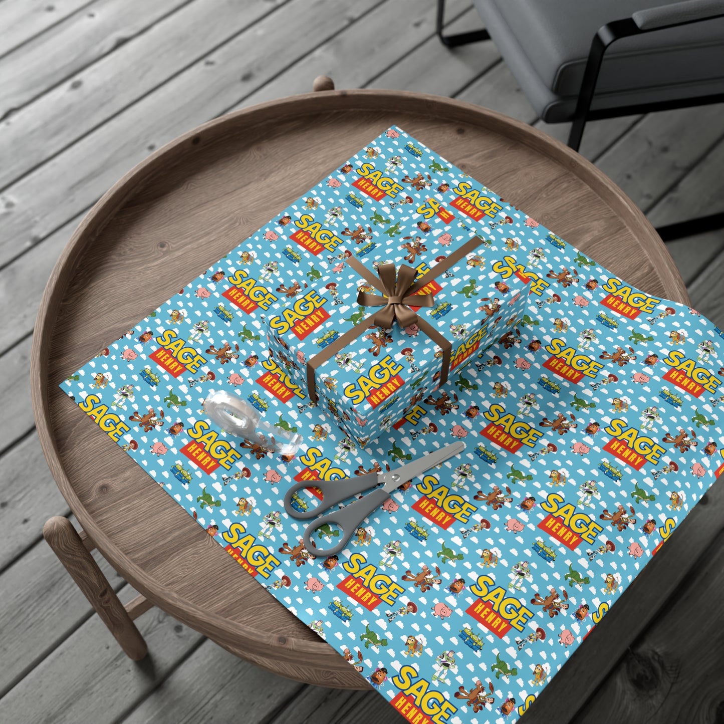 Custom Toy Story Wrapping Paper