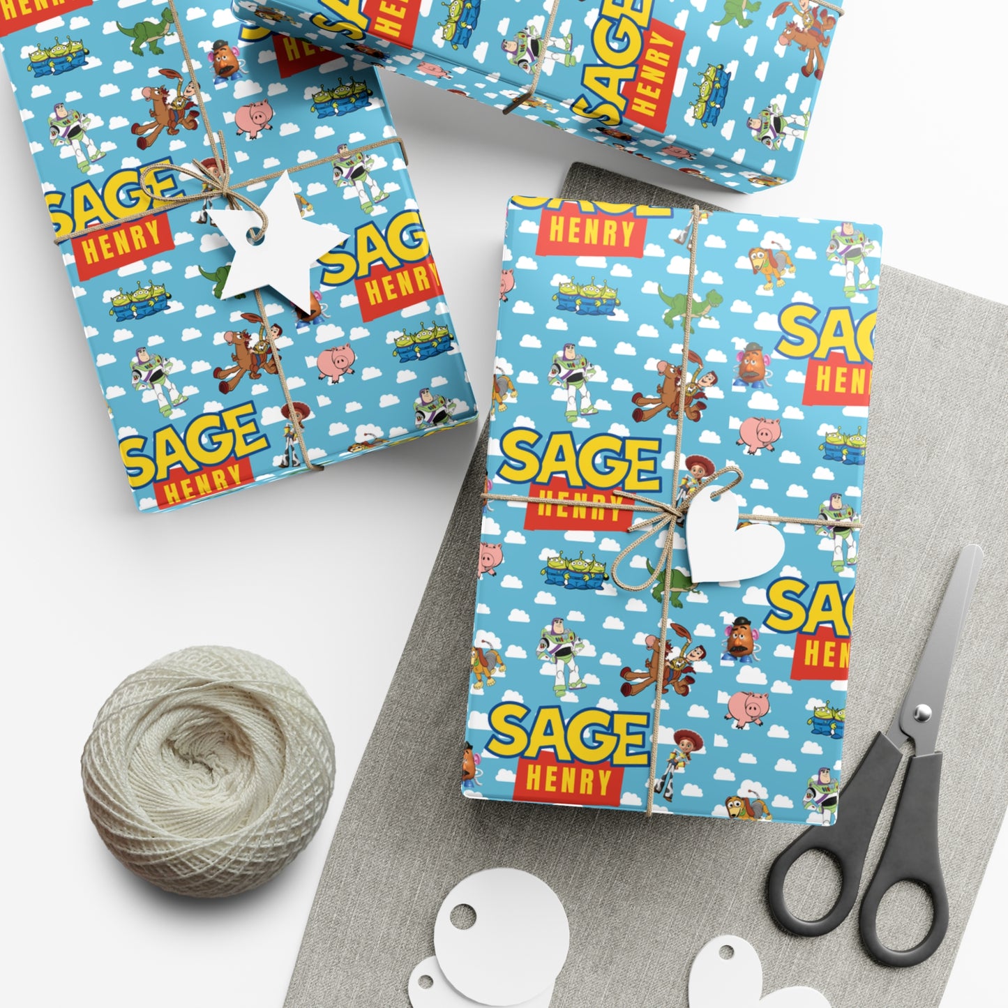 Custom Toy Story Wrapping Paper