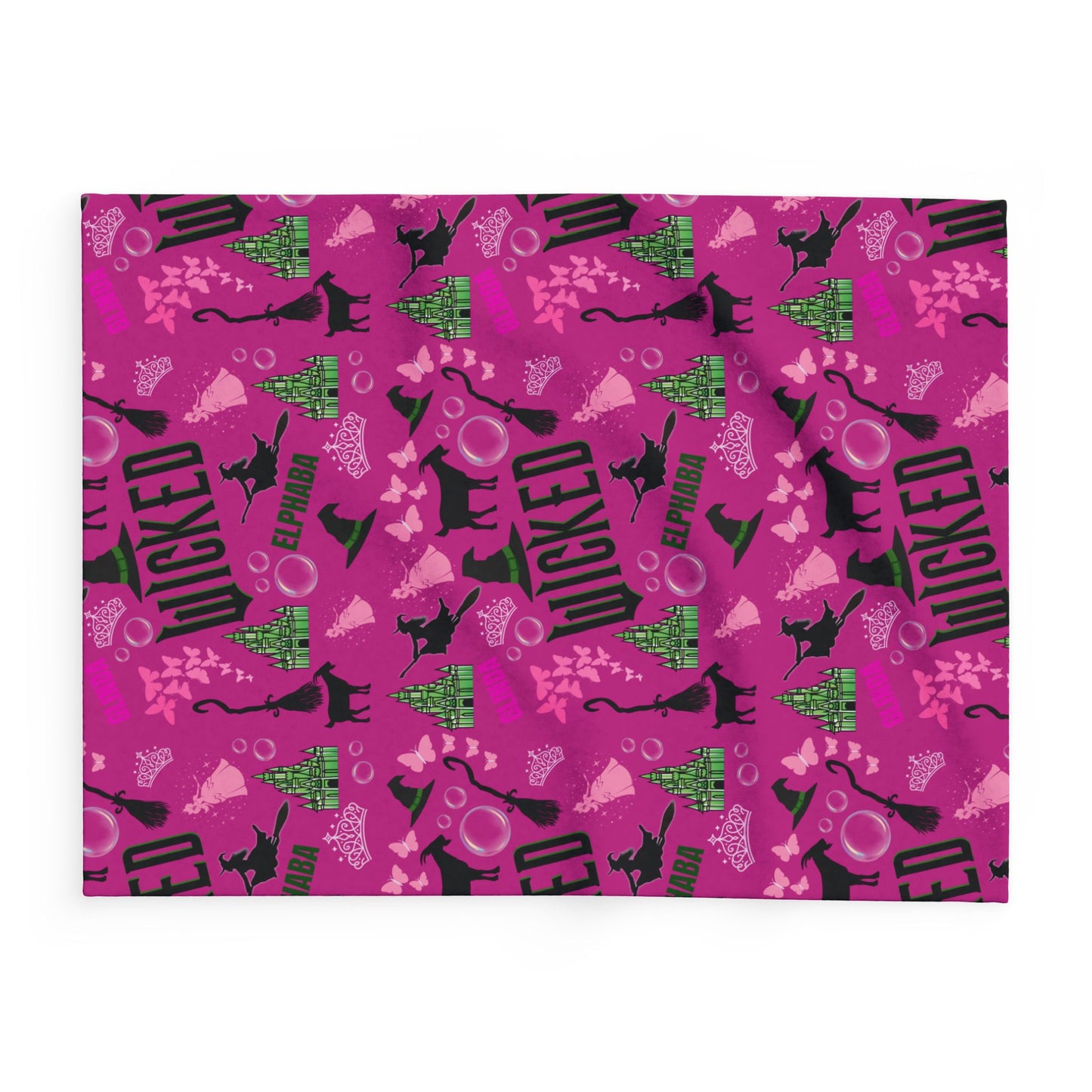 Pink Wicked Inspired Blanket