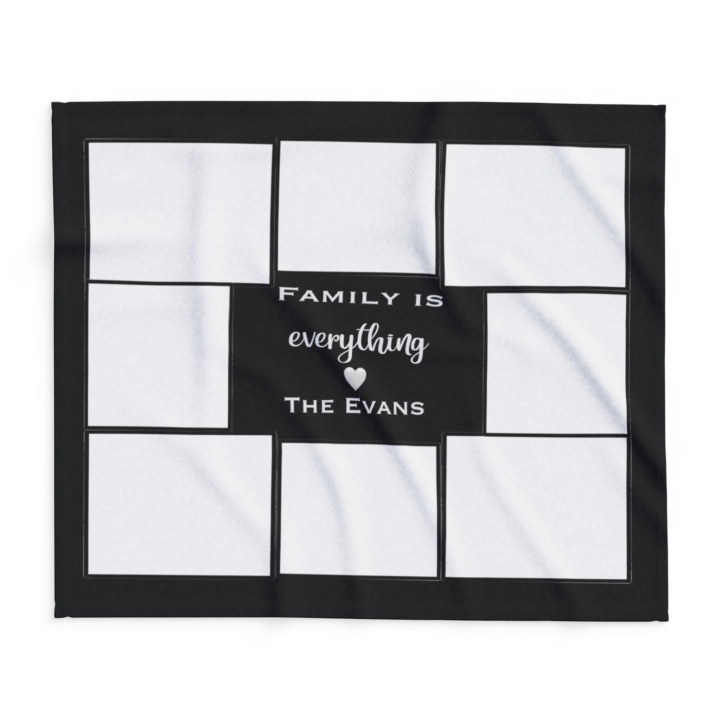 Family Photo Blanket