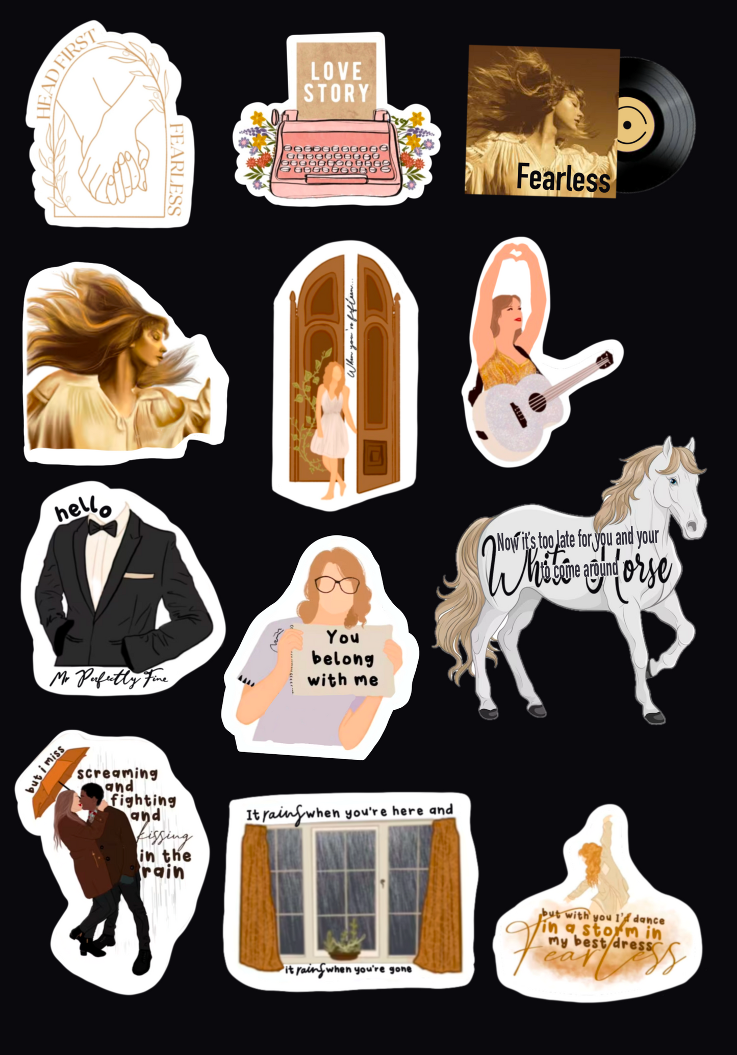 Swiftie Stickers (all eras)