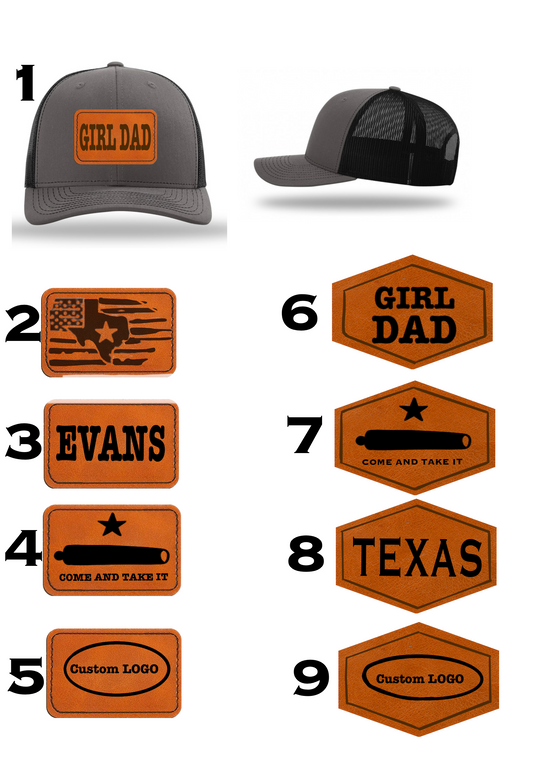 Leather Patch Hats