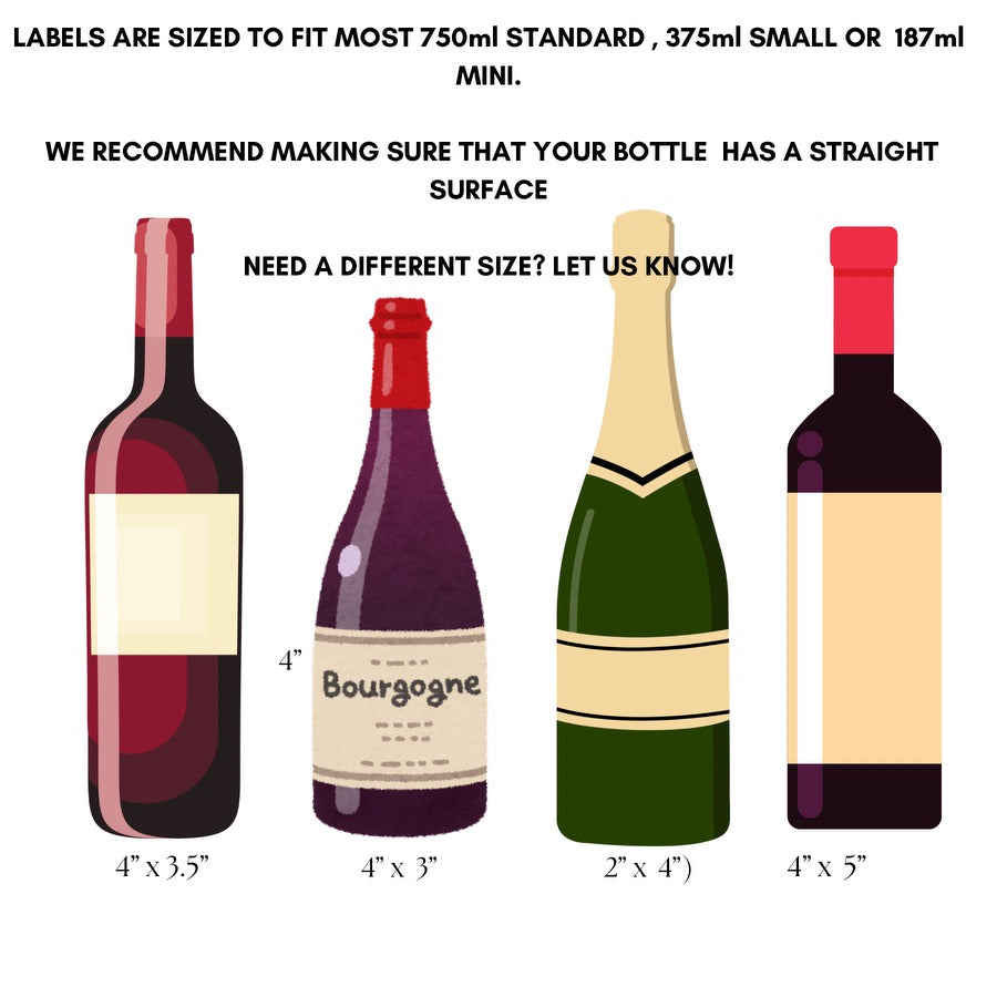 Personalized Bottle Label