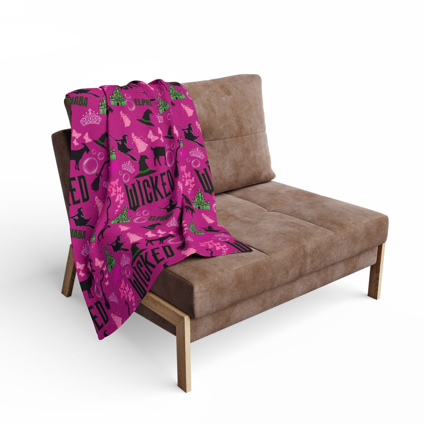 Pink Wicked Inspired Blanket