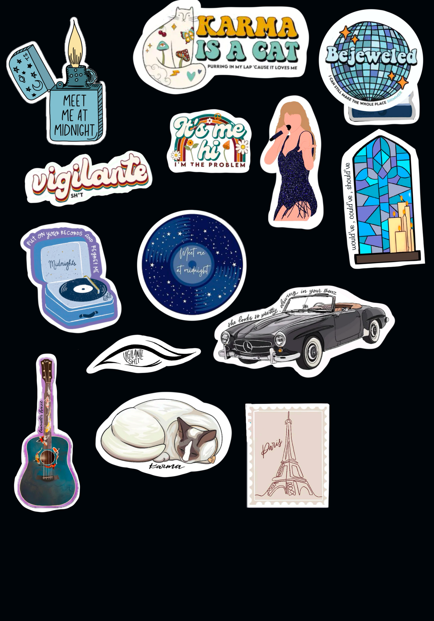 Swiftie Stickers (all eras)